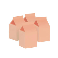 Pastel Peach Milk Boxes 10pk - The Party Room