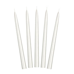 Metallic Pearl Taper Dinner Candles 10pk - The Party Room