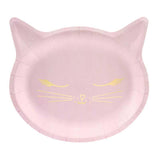 Pink Cat Plates 6pk