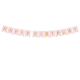 Pink Happy Birthday Banner - The Party Room