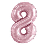 Pink Giant Foil Number Balloon - 8