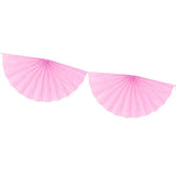 Light Pink Fan Garland - The Party Room