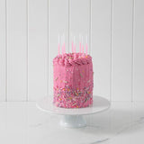 Tall Pink Ombre Candles - The Party Room