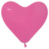 Fuchsia Hearts Balloons - The Party Room
