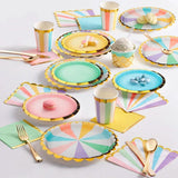 Pastel Stripes Plates - The Party Room