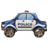 Standing Airz Police Car Foil Balloon