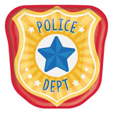 Police Badge Plates 8pk