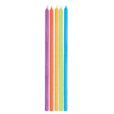 Primary Colours Tall Candles 10pk