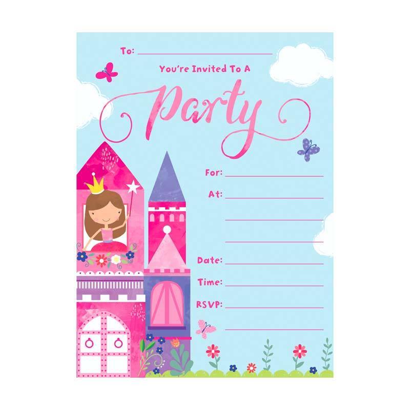 Princess Party Invitations - The Party Room