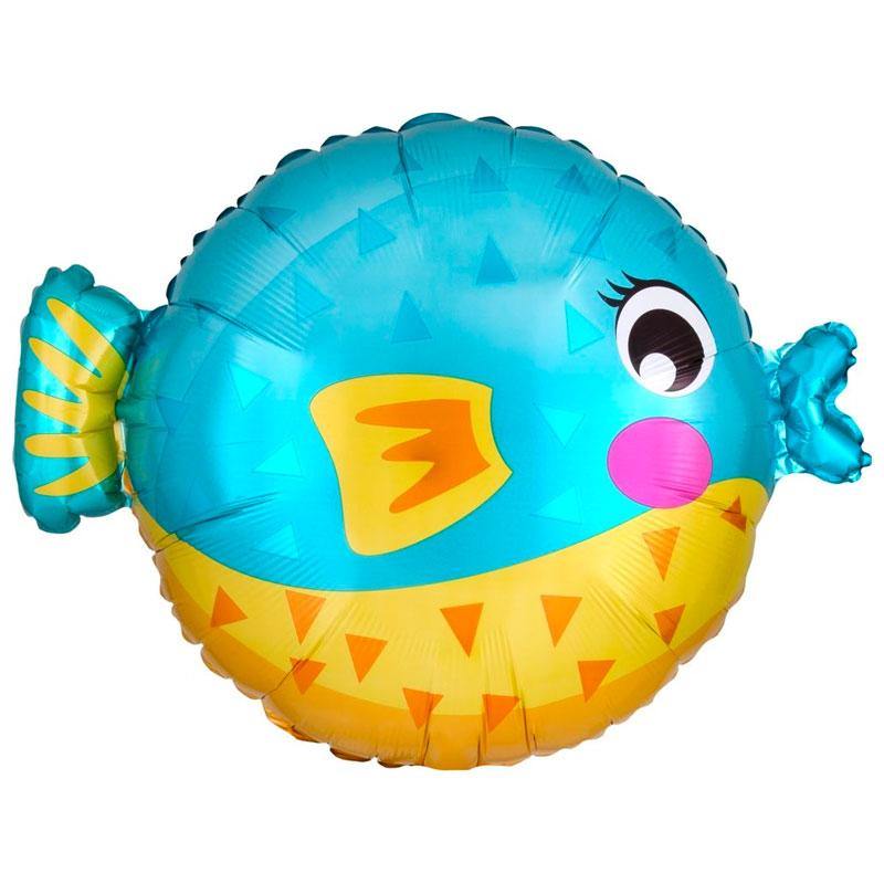 Puffer Fish Foil Balloon - The Party Room