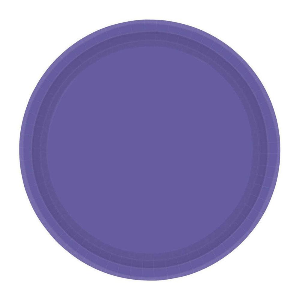 Purple Plates 20pk - The Party Room