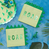 Roar Dinosaur Napkins 16pk - The Party Room