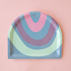 Rainbow Bloom Plates - The Party Room