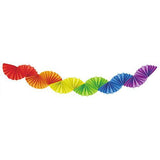 Rainbow Fan Garland - The Party Room