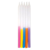 Rainbow Ombre Tall Candles 10pk