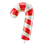 Large Red Candy Cane Foil Balloon