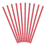 Red Dot Straws 10pk