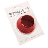 Red Foil Baking Cups 50pk - The Party Room