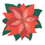 Red Star of Bethlehem Flower Napkins 20pk