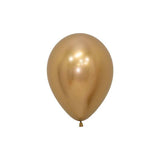 Mini Metallic Gold Balloons