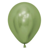 Metallic Lime Green Balloons - The Party Room