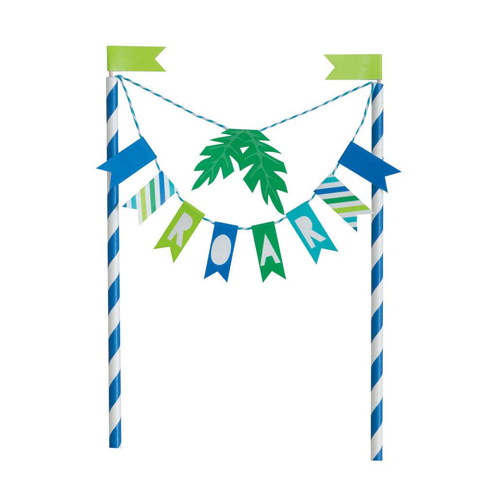 Dinosaur Roar Bunting Cake Topper - The Party Room