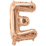 Rose Gold Foil Letter Balloons - E - The Party Room