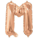 Rose Gold Foil Letter Balloons - M - The Party Room