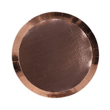 Metallic Rose Gold Plates 10pk