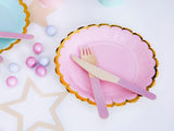 Pastel Wooden Cutlery 18pk - The Party Room