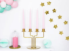 Light Pink Taper Dinner Candles 10pk - The Party Room