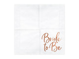 Rose Gold Bride to Be Napkins - The Party Room