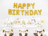 Gold Happy Birthday Napkins - The Party Room