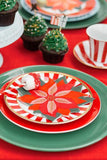 Red Star of Bethlehem Flower Napkins - The Party Room