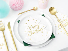 White Christmas Tree Napkins - The Party Room