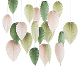 Sage & Cream Palm Backdrop - The Party Room