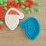 Santa Head Cookie Cutter & Fondant Stamp - The Party Room