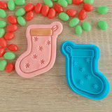 Stocking Cookie Cutter & Fondant Stamp - The Party Room