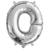 Silver Foil Letter Balloons - O - The Party Room