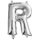 Silver Foil Letter Balloons - R - The Party Room
