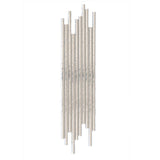 Silver Foil Paper Straws - The Party Room