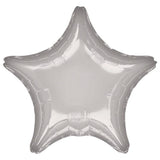 Silver Star Foil Balloon - The Party Room