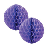 Pastel Lilac Honeycomb Balls 15cm 2pk
