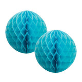 Pastel Blue Honeycomb Balls 15cm (2 Pack) - The Party Room
