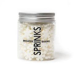 White Snowflake Sprinkles - The Party Room