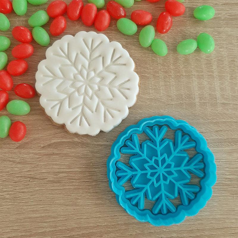 Snowflake Cookie Cutter & Fondant Stamp - The Party Room