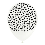 Spex White with Black Ink Balloons