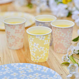 Spring Floral Paper Cups 8pk