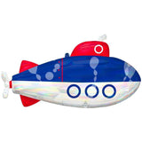 Jumbo Iridescent Submarine Foil Balloon