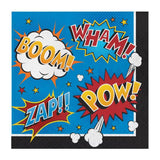 Superhero Party Napkins 16pk - The Party Room